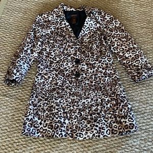 Leopard print jacket  M 3/4 sleeves